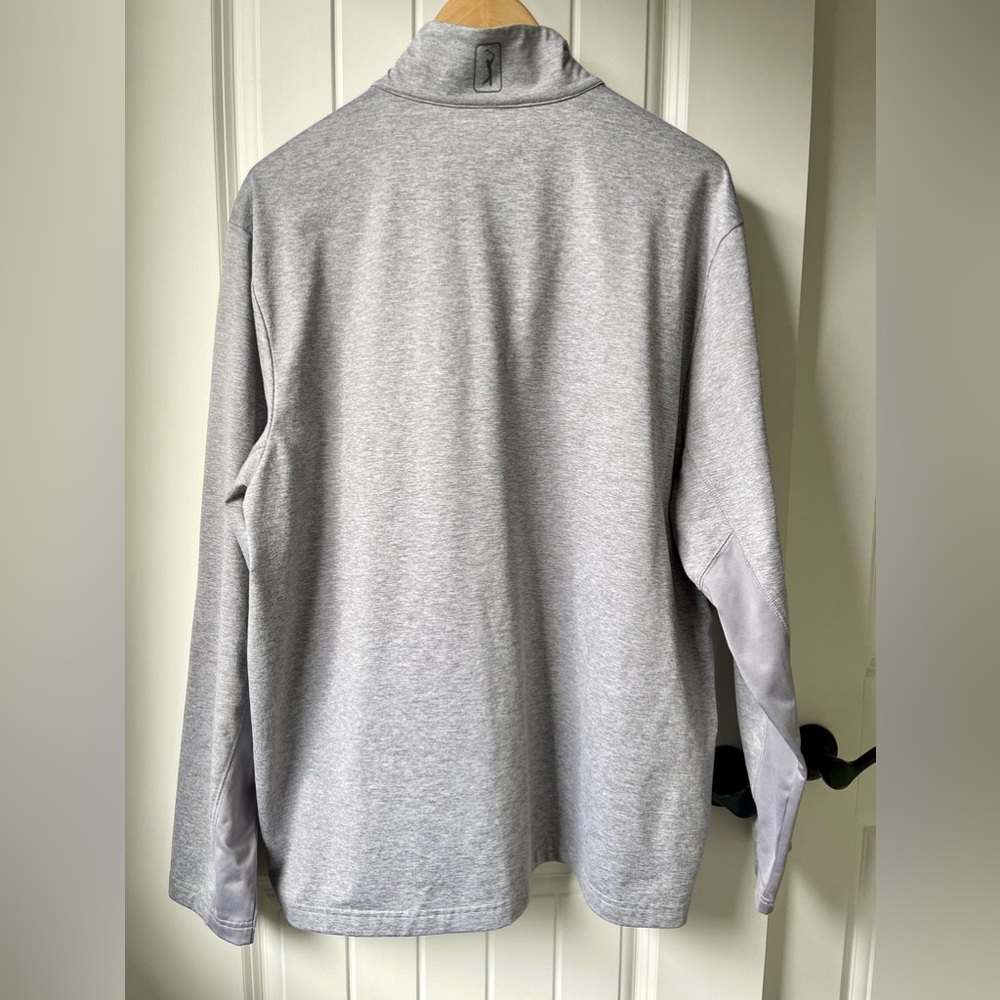 PGA Tour Golf Men’s Half Zip Pullover Grey Large - Picture 6 of 7